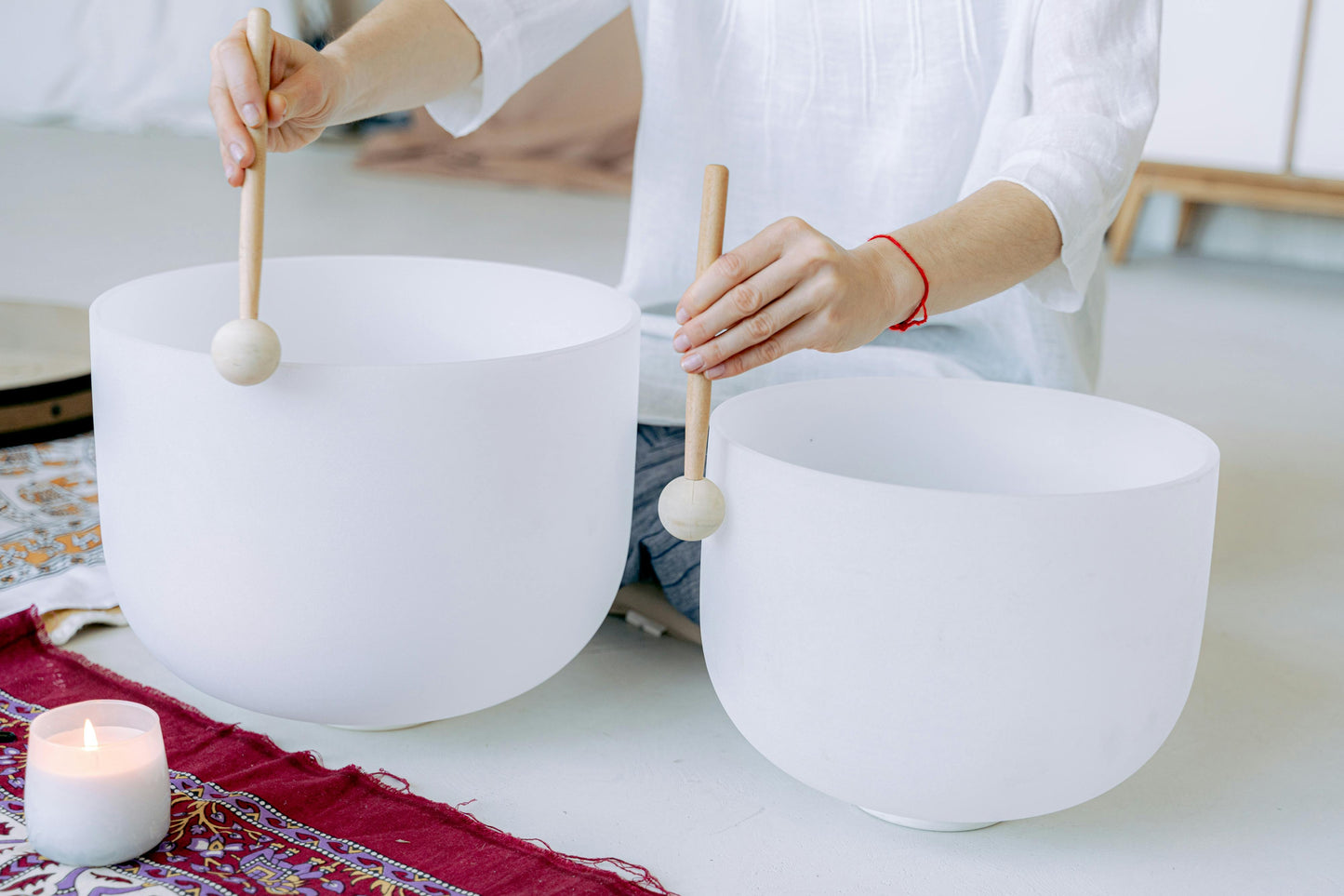 Crystal Bowl Sound Bath Meditation Therapy